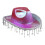 Roserød western cowboyhatt med strass-dusk 3