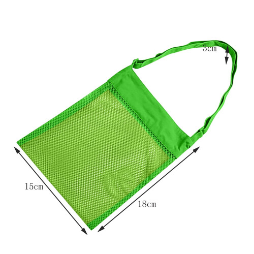 Børne Beach Husk Opsamlingstaske - Foldbar Mesh, Justerbar 2