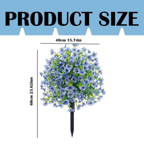 Artificial Flowers with Ground Stake 22 inch 1