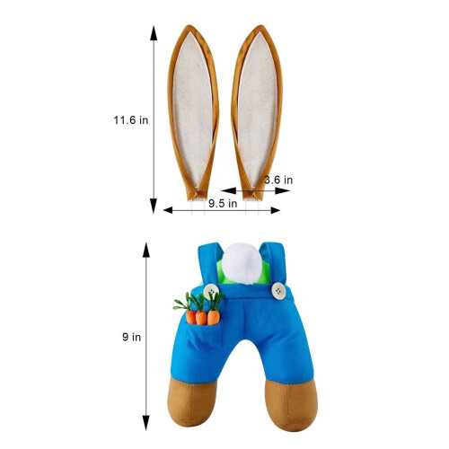 Easter Bunny Butt and Ears Wreath Attachment Set 1