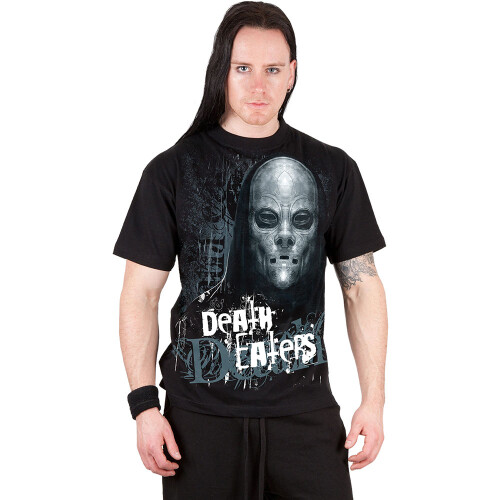 Harry Potter DEATH EATERS - Front Print T-Shirt Black 1