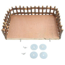 Hamster Climb Platform Multipurpose Natural Hamster Playing Platform for Hamsters Chinchillas Rabbits Dutch Pigs 31.5x20x8cm / 12.4x7.9x3.1in