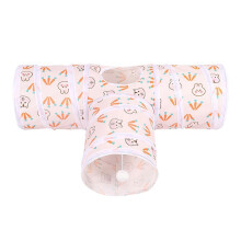 for Cat Tunnel Tube Collapsible Tunnels for Pet Peek Hole Hide-and-Seek Game
