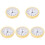 5Pcs Multi-Color Round Clock Head with Quiet Quartz Movement Durable 1