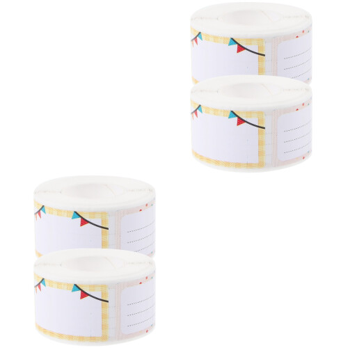 Writable Multi Color Name Stickers for School Office Supplies 1