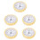 5Pcs Multi-Color Round Clock Head with Quiet Quartz Movement Durable 5