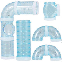 Hamster Tunnels Hamster External DIY Tunnel Tube Exercise Cage Accessories DIY Hamster Tunnel for Hamster Mice and Other Small Pets