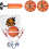 Interactive Training Pet Games, Mini Basketball Hoop for Indoor Fun, Easy Setup with Suction Cups for Any Smooth Surface 1