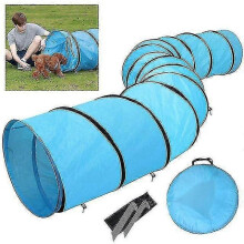 (60x60x300cm) Large pet tunnel collapsible cat tunnel outdoor cat tent play tube toy indoor foldable dog training toy