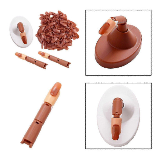New Adjustable Practice Hand for Acrylic Nails Training Kit 2
