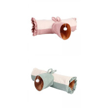 2 Pieces Guinea Pig Tunnel Tube Collapsible Play Toy Pet for Rabbit Hamster