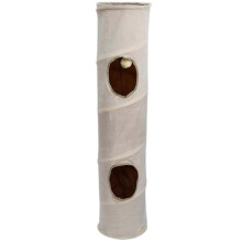Pet Tunnel Long 120cm 2 Holes Cat Puppy Rabbit Teaser Funny Hide Tunnel Toys with Ball Collapsible
