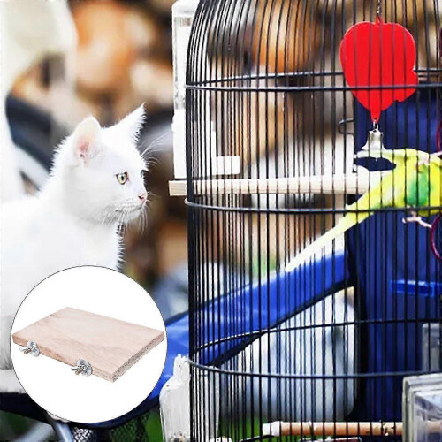 Budgie Hamster Gerbil Rat Chinchilla Perch Cage Platform Toy 1