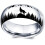 Wolf Ring in Stainless Steel – 8mm Width, Sizes 7–13 1