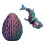 Poseable Shark Ornament with Egg – Realistic Plastic 5