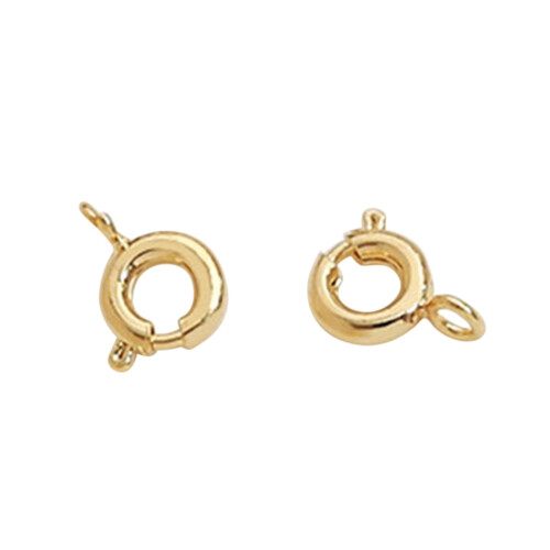 Gold Filled Spring Ring Clasp for Jewelry Making 6-Pack