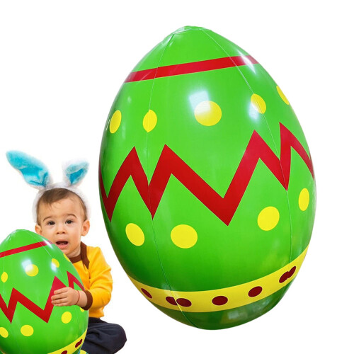 Inflatable Easter Eggs PVC Outdoor Decoration 16x12 in 1