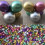 Palloncini in lattice viola metallizzato, 25 cm, 50 pezzi 3