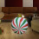 60 cm große aufblasbare PVC-Weihnachtskugel mit Weihnachtsmann-Motiv 5