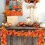 Halloween Maple Leaf Garland Orange Polyester 175cm 4