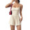Rompers for Women Casual Adjustable Spaghetti Straps-Ivory M 1