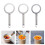 Rustproof Metal Caramel Rings for Kitchen Use on Various-L 6