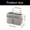 Soft Comfortable Cotton Fabric Bedside Organizers Hanging-1 7