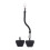 PVC elastisk telefonrem med tap, 15-80 cm 5