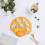 Shell-Shaped Plastic Dinner Plate – 19x18cm, Yellow, 1pc 2