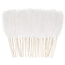 Pink Faux Pampas Grass 21.6 Inch 20 Pack