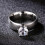Stainless Steel Couples Wedding Band Set 2 pcs 4