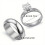 Stainless Steel Couples Wedding Band Set 2 pcs 5