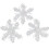 White Frozen Snowflake Ornament Christmas Tree Decor 2