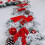 Christmas Wreath Red Silver 47.28 Inch 2