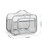 Lunch Bag Reusable Gray Stitch Bento Tote 2