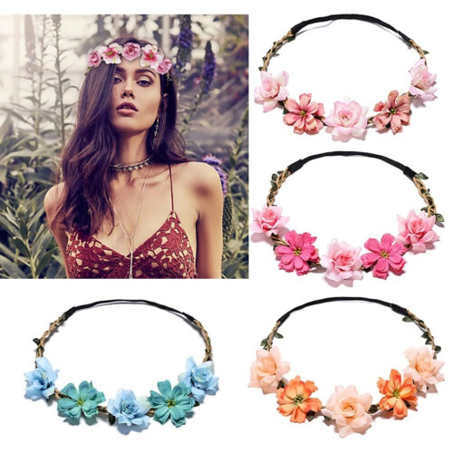 Σετ 6 τεμαχίων με στέμμα λουλουδιών Boho για γυναίκες 1