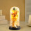 Preserved Rose Bouquet in Glass Dome with Light 4