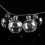 6 Pack Clear Christmas Ornament Water Bottles 50ml 4