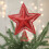 Étoile de Noël LED pour sapin de Noël, 23 cm, 5 branches 5