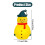 Lysende snemandsornament med knapbatteri 3