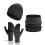 Herren-Winterstrickset: Mütze, Schal & Handschuhe – Dunkelgrau 1
