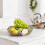 20cm Plastic Fruit Plate in Gold 1
