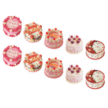 Cartoon Cake Sticker for Journal Notebook Phone Cover-berries
