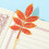 4Pcs Fall Leaves Bookmarks Decorative Metal Bookmarks with Chain 5