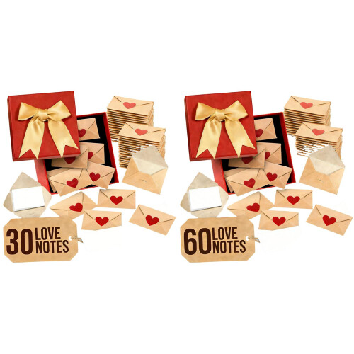 Pack of Love Note Envelope Card Sticker Set for Expressing-30 1