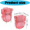 Auto-adhesive Wall Tapestries Clip-Transparent Green 4