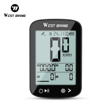 2.4" Screen GPS Bike Computer IPX7 Waterproof Cycling Speed Meter for Road MTB