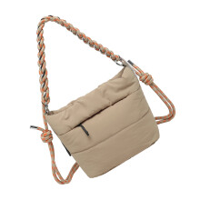 Moderne nylon messengertas-Kaki (20 cm
