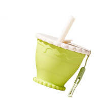 Tasse à eau pliable polyvalente avec paille et-vert matcha
