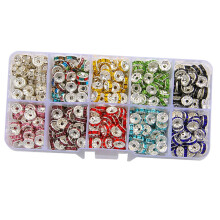 Creative Jewelry Making Set Rainbow Wheel Spacer-10 squares